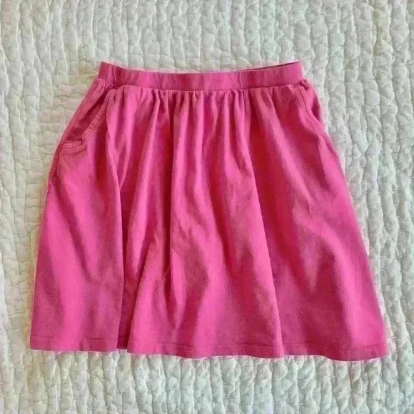 Lands' End Other - Lands' End Pink Elastic Waist Skort with Pockets size L 10-12